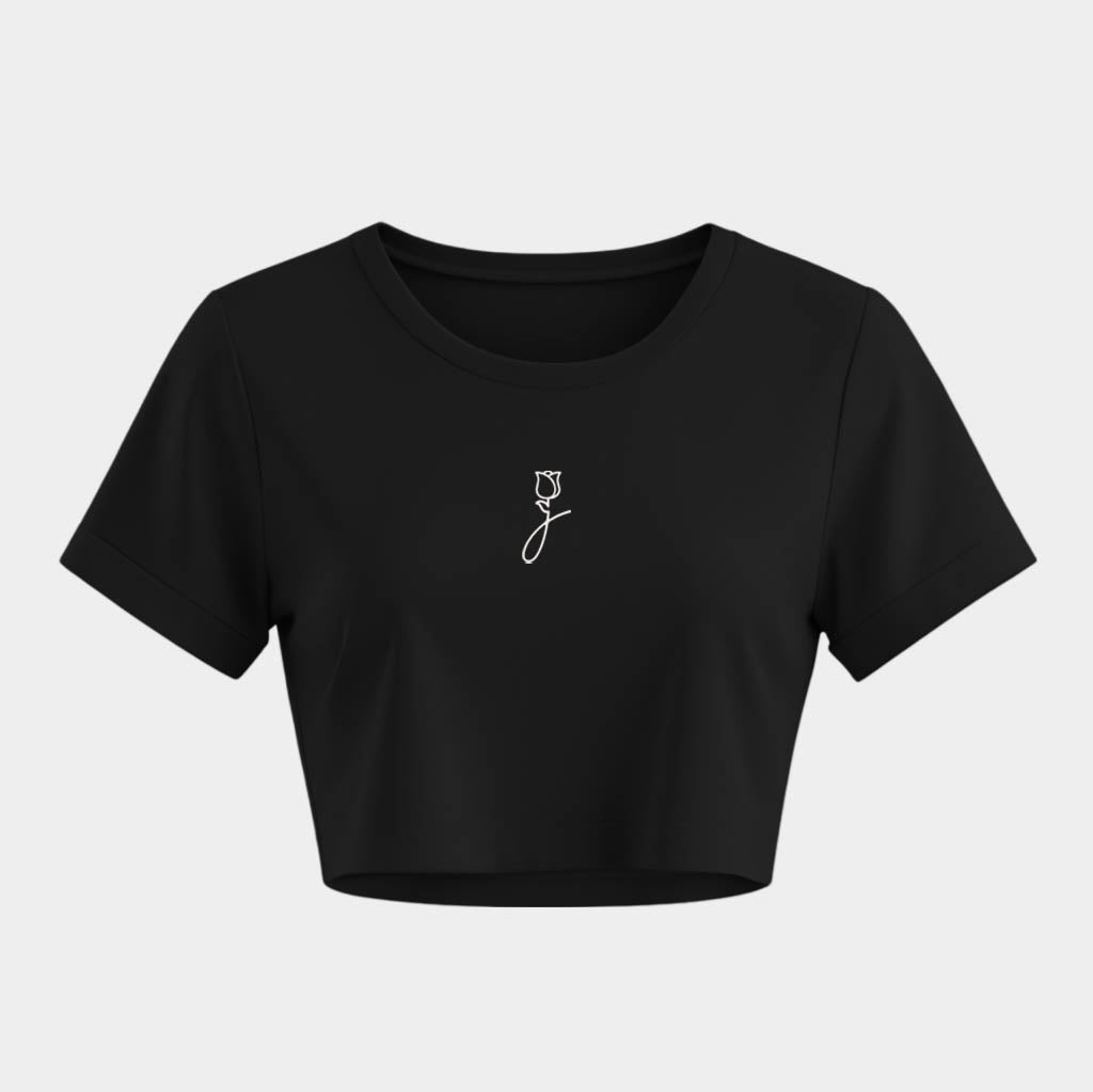 CROP TOP WOMEN BLACK