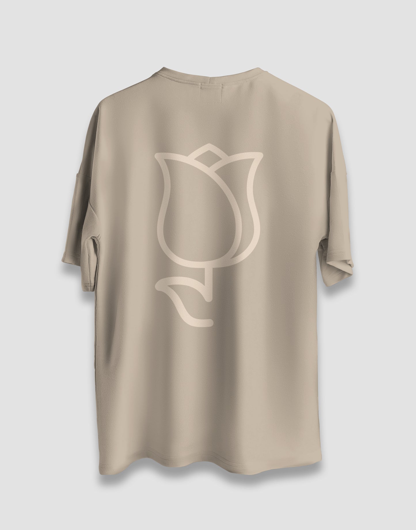 CAMISETA UNISEX GRANDE BEIGE 