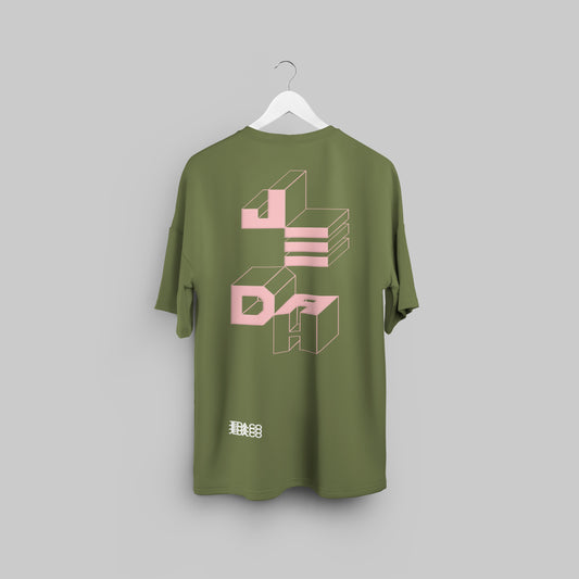 JECA CO. OVERSIZE TEE GREEN OLIVE