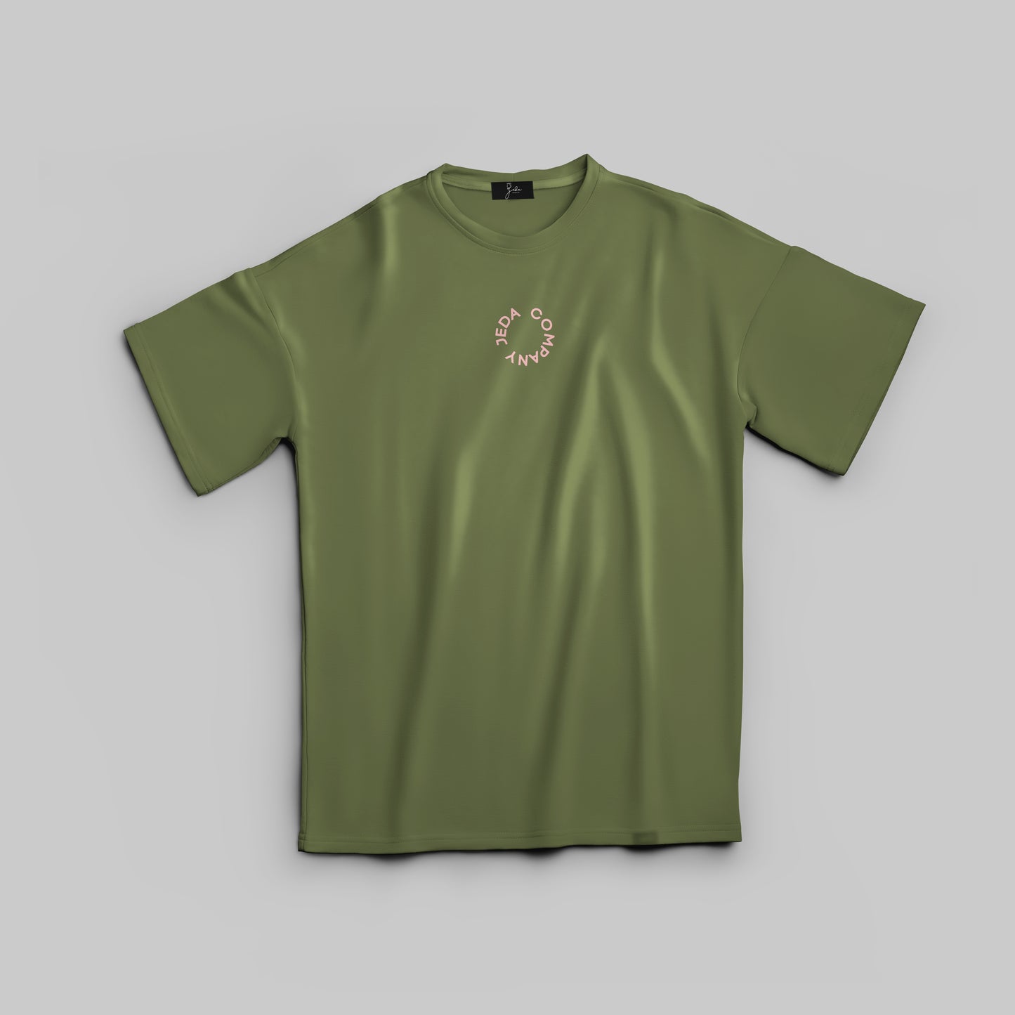 JEDA CO. OVERSIZE TEE GREEN OLIVE