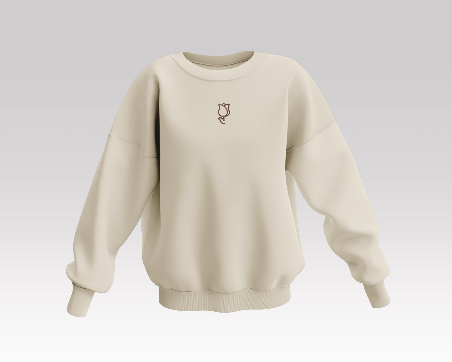 SUDADERA CREMA